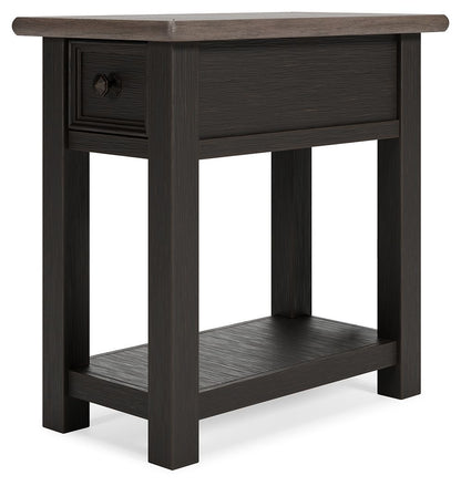 Tyler Creek - Black / Gray - Chair Side End Table - Hornell Furniture Outlet