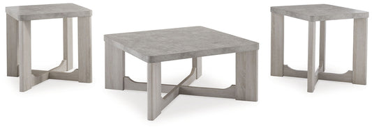 Garnilly - Whitewash - Occasional Table Set (Set of 3) - Hornell Furniture Outlet