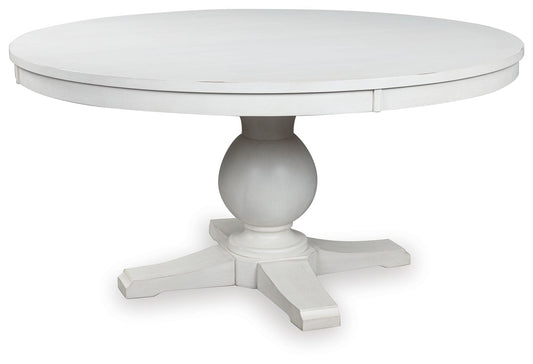 Greddinton - White - Dining Table - Hornell Furniture Outlet