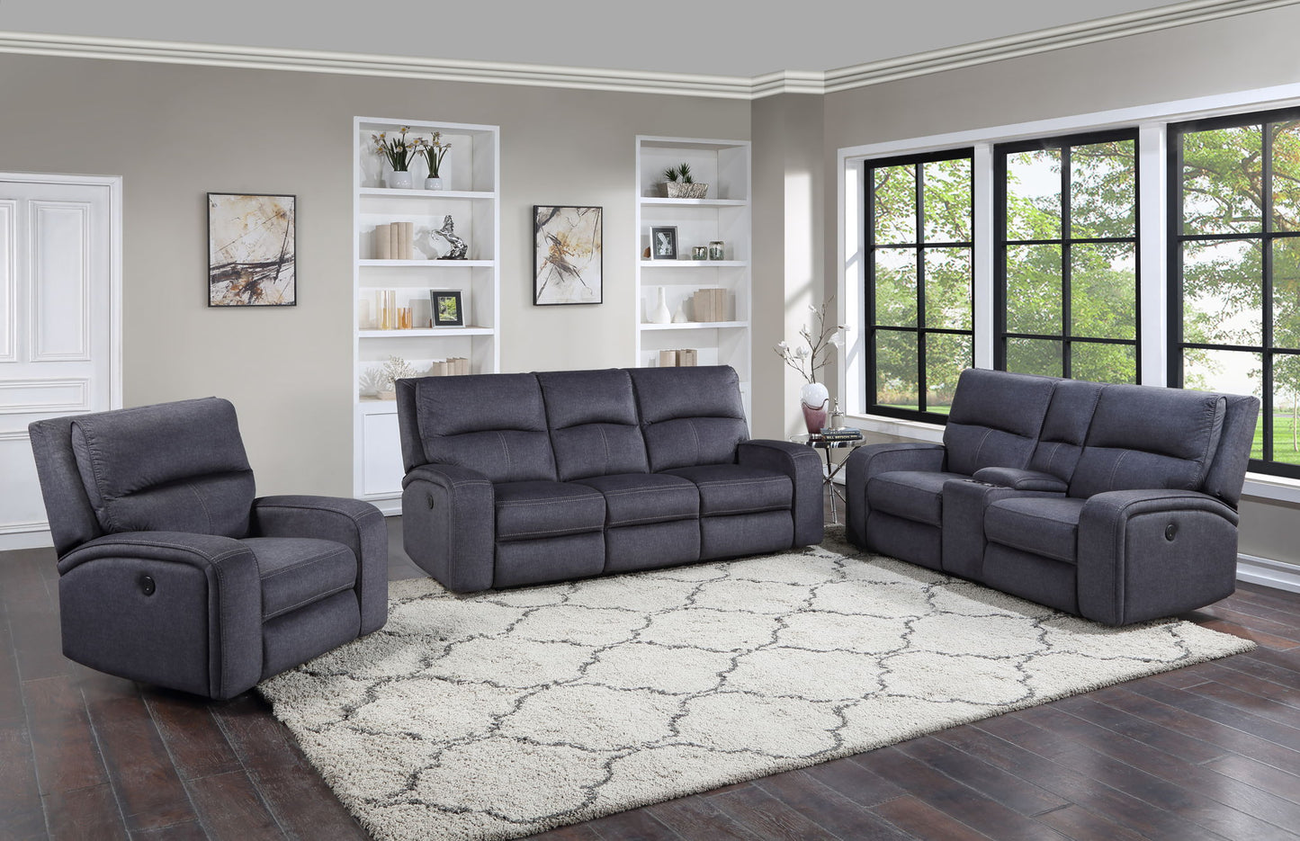 Lovell - Power Reclining Living Room Set - Hornell Furniture Outlet