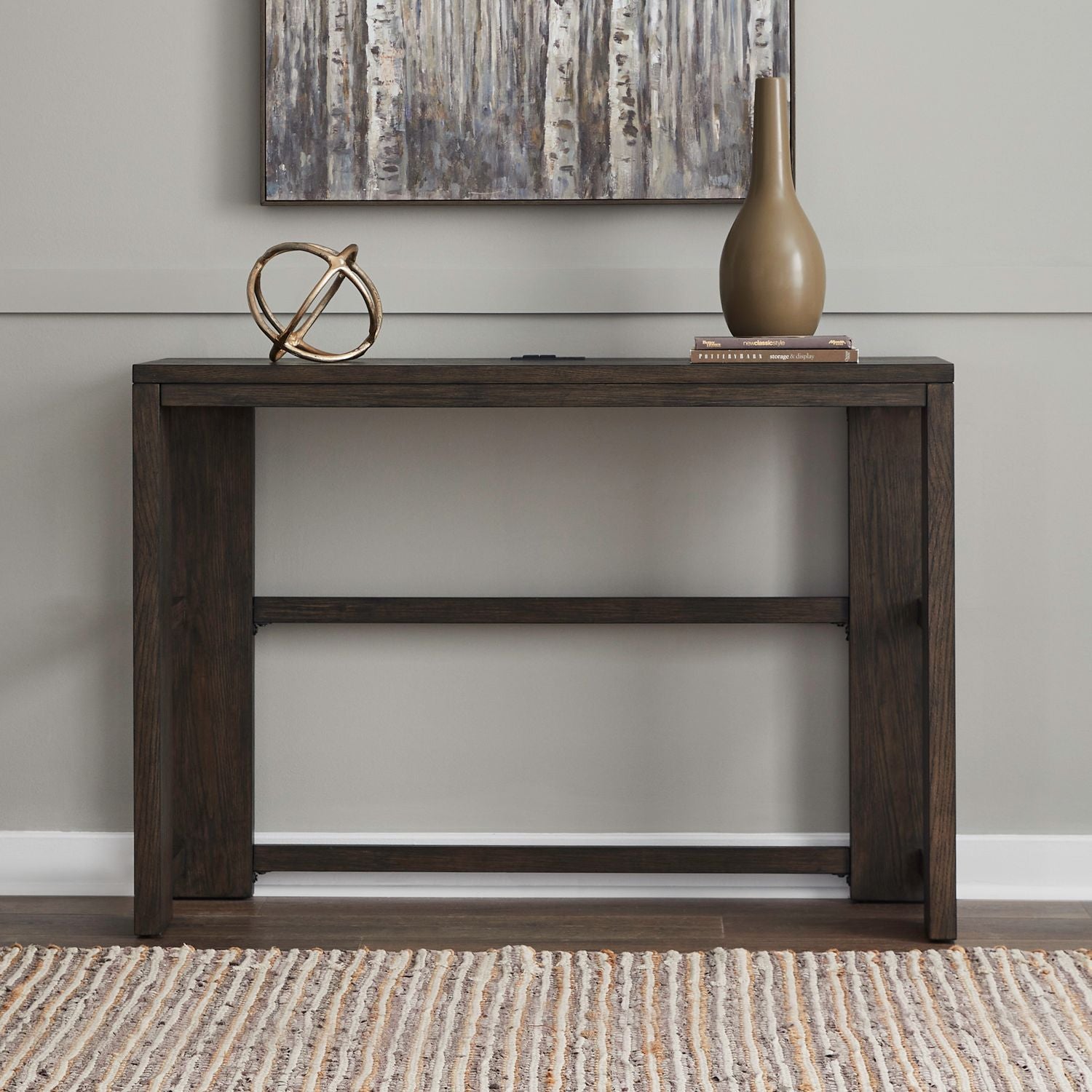 Harrison - Console Table - Brown - Hornell Furniture Outlet