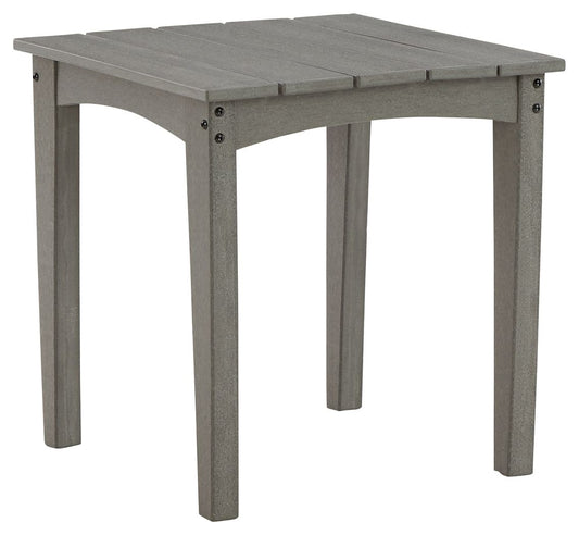 Visola - Gray - Square End Table - Hornell Furniture Outlet