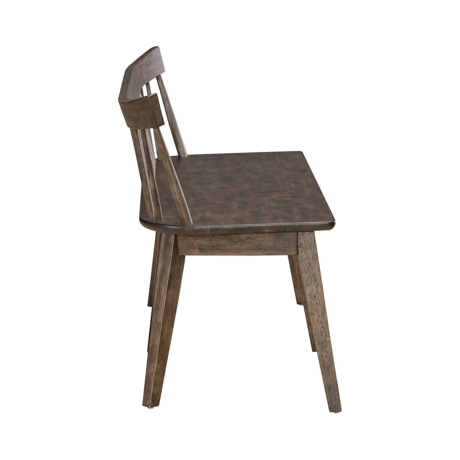 Midland Falls - Spindle Back Bench (RTA) - Dark Brown - Hornell Furniture Outlet