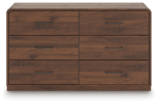 Fortlorn - Walnut Brown - Dresser - Hornell Furniture Outlet