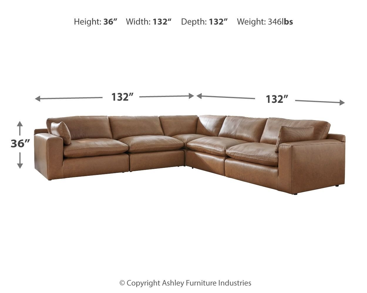 Emilia - Sectional - Hornell Furniture Outlet