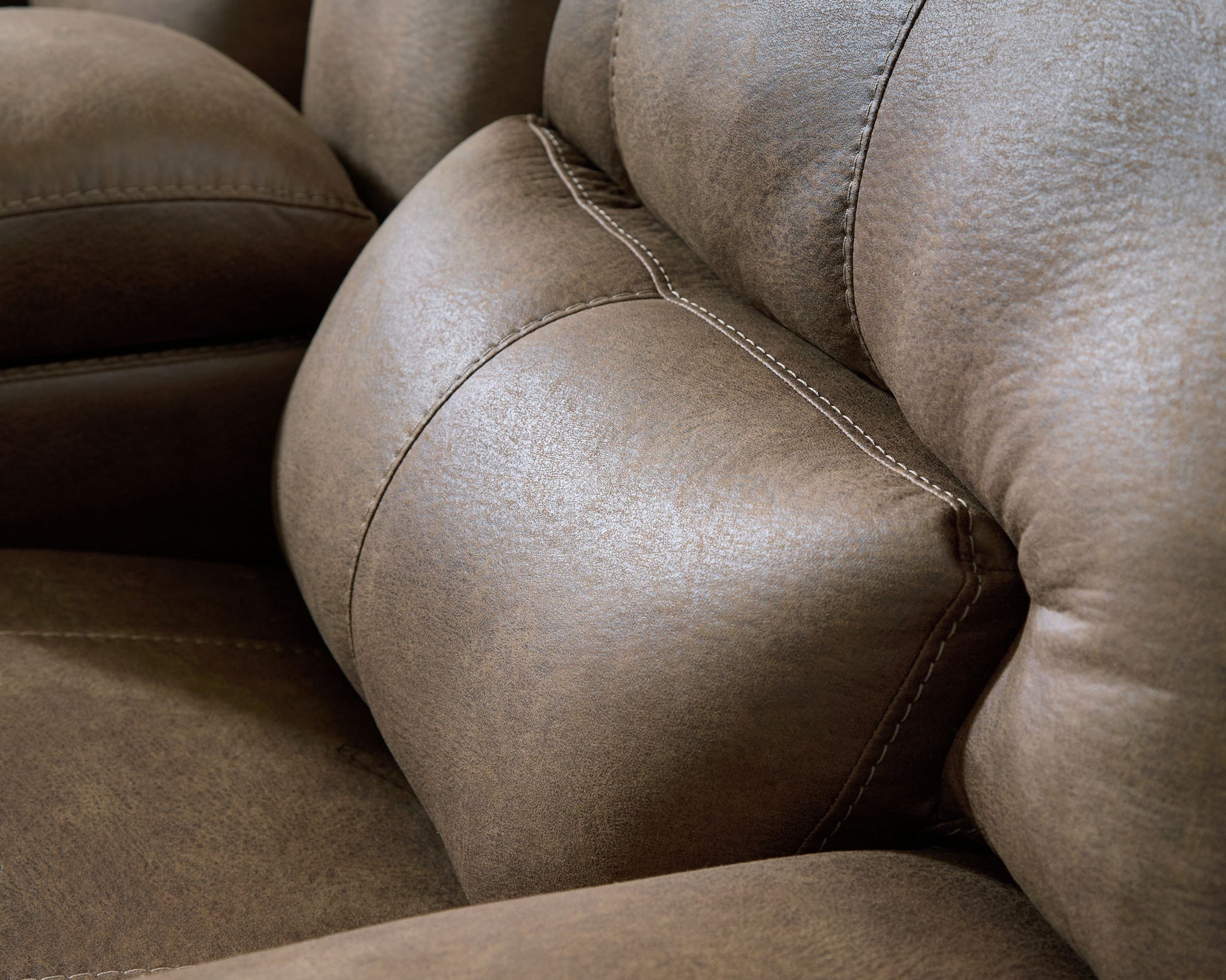 Beckley Place - Earth - Power Recliner With Adjustable Headrest - Hornell Furniture Outlet
