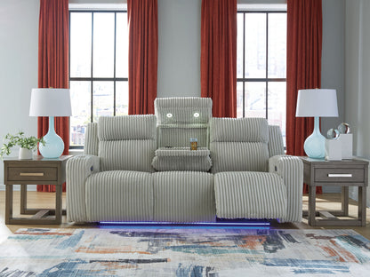 Forest Lake - Power Reclining Sofa With Adj Headrest - Hornell Furniture Outlet