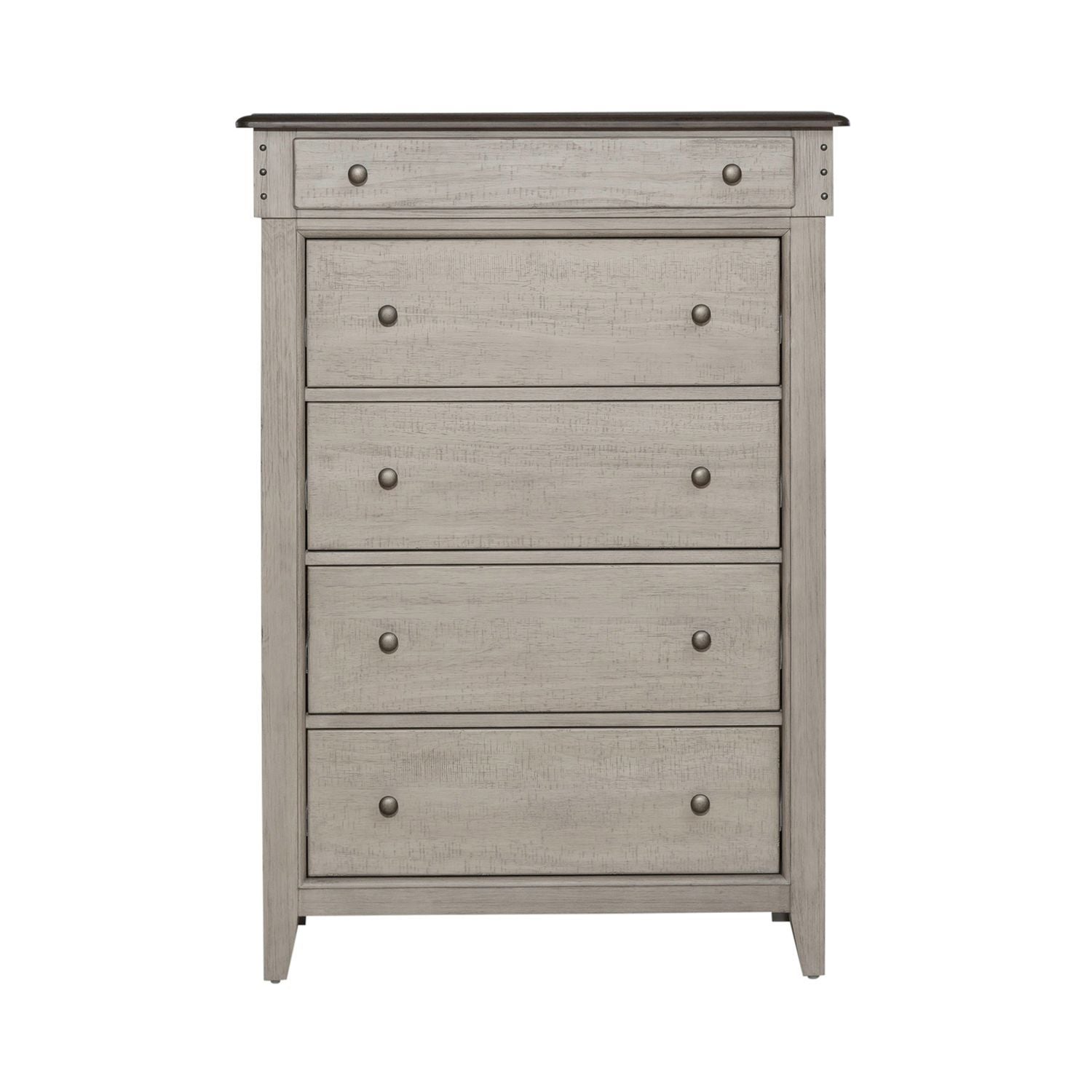 Ivy Hollow - 5 Drawer Chest - White - Hornell Furniture Outlet