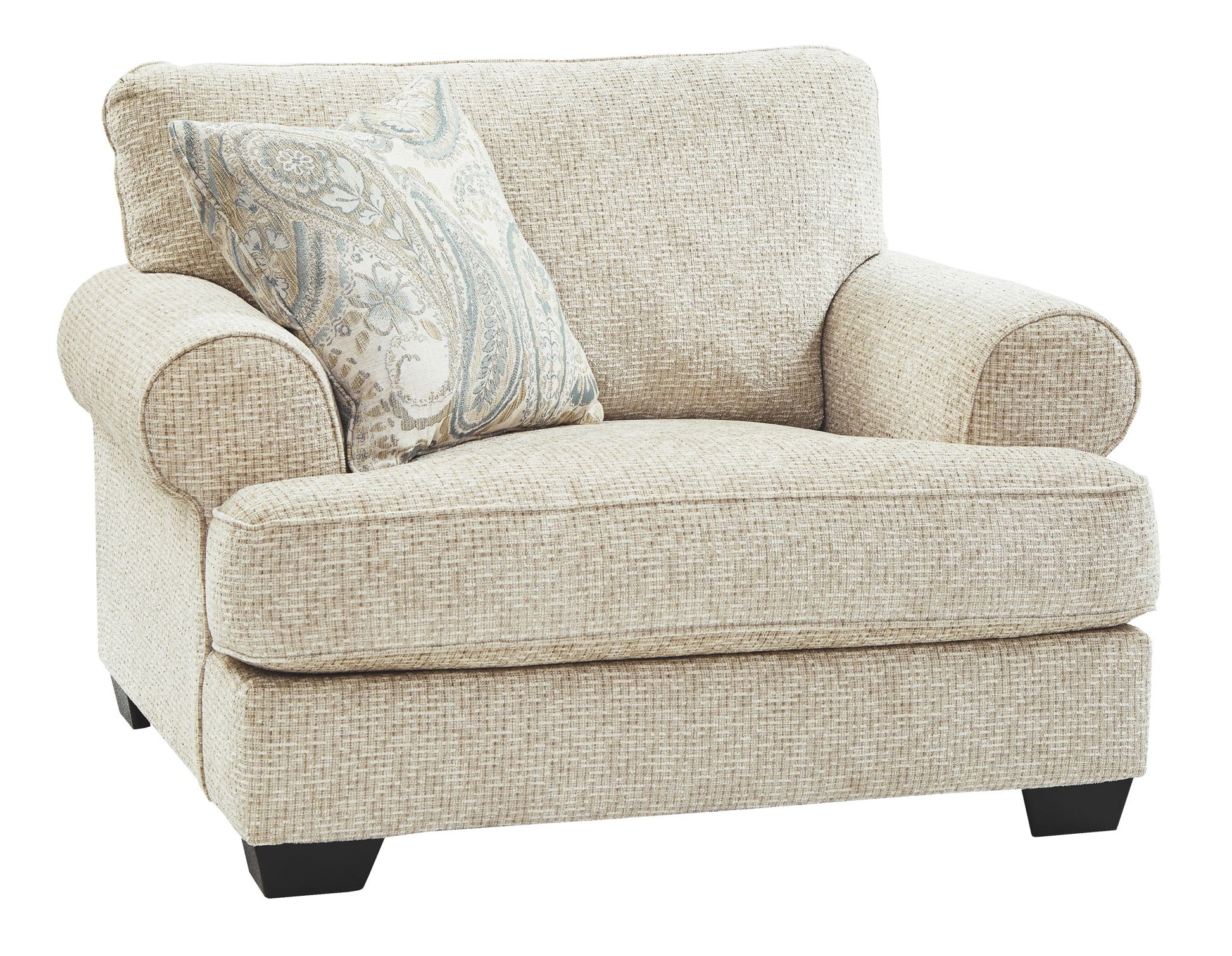 Monaghan - Sandstone - Chair and a Half - Hornell Furniture Outlet