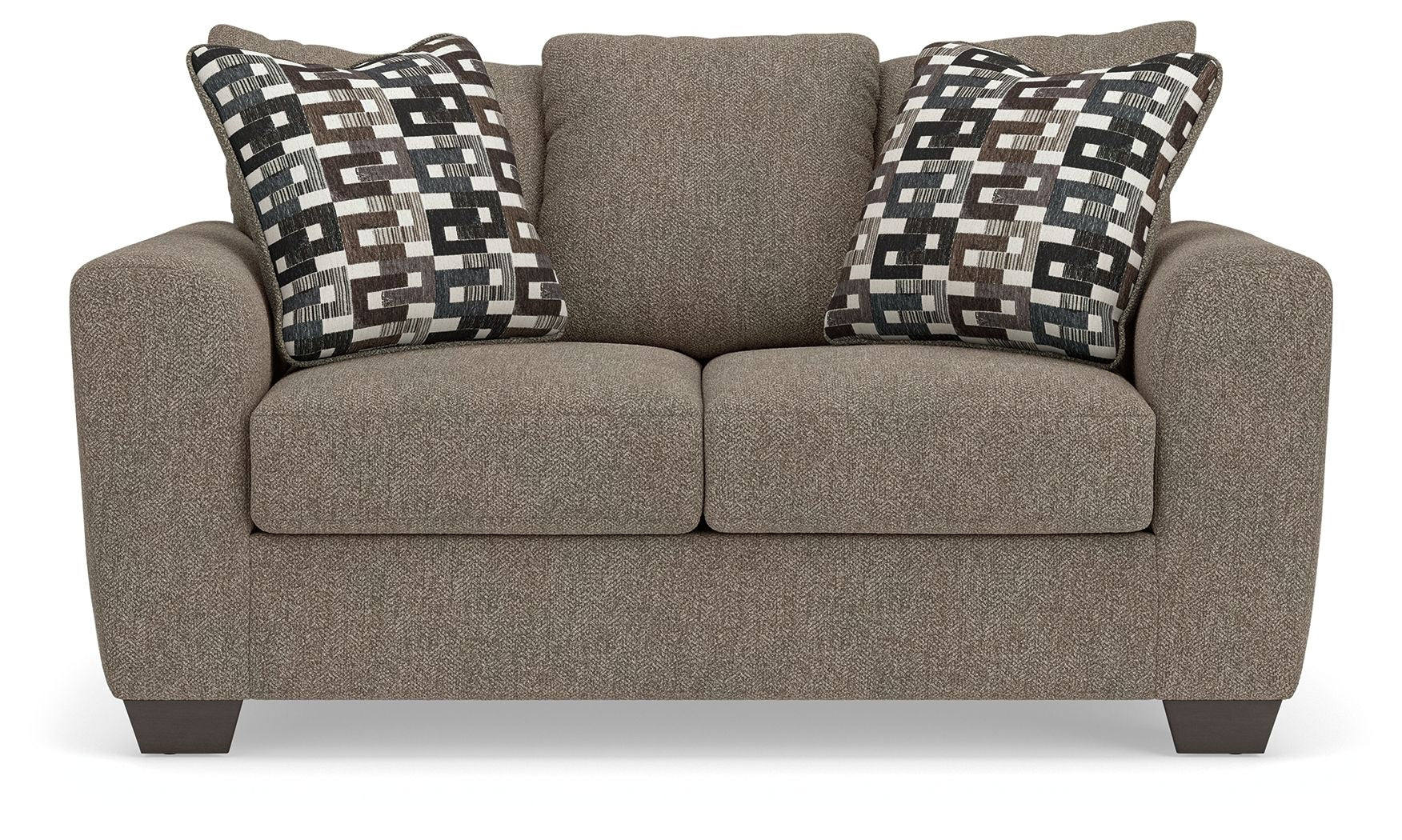 Triston - Peaks - Loveseat - Suede - Hornell Furniture Outlet