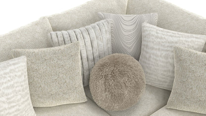Ritzy - Modular Sofa And Included Cocktail Ottoman - Hornell Furniture Outlet