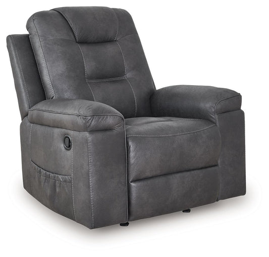 Stockworth - Granite - Rocker Recliner - Hornell Furniture Outlet