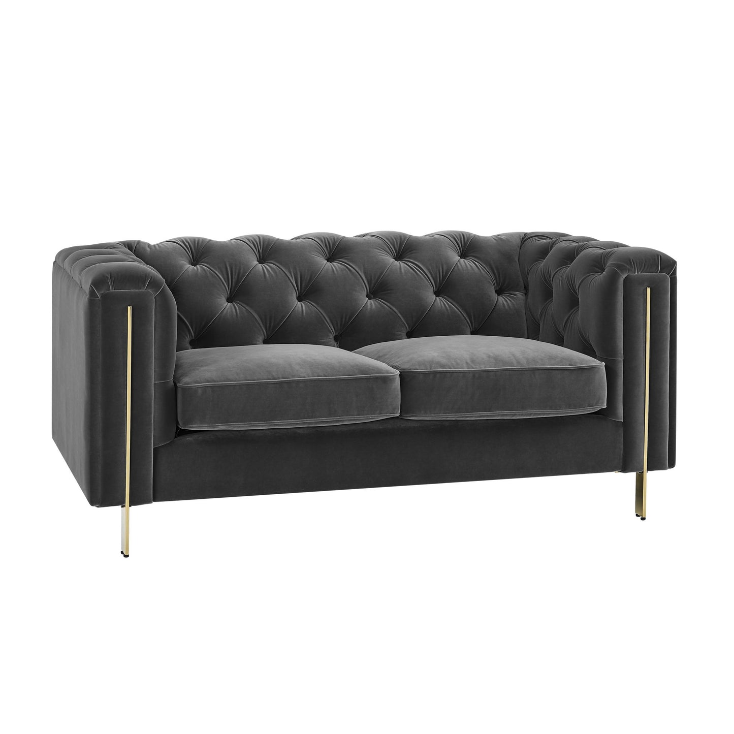 Charlene - Velvet Loveseat - Hornell Furniture Outlet