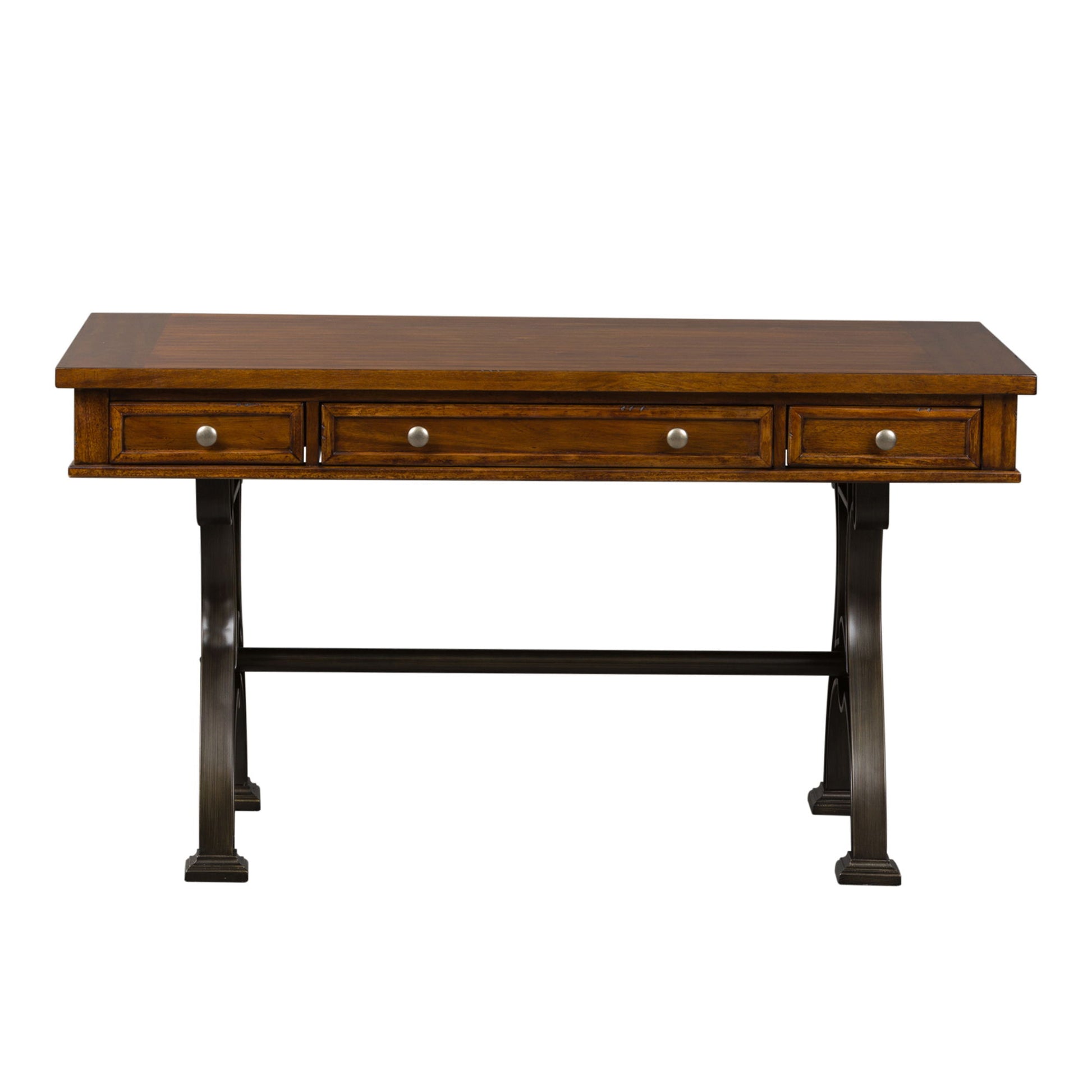 Arlington House - Writing Desk - Dark Brown - Hornell Furniture Outlet