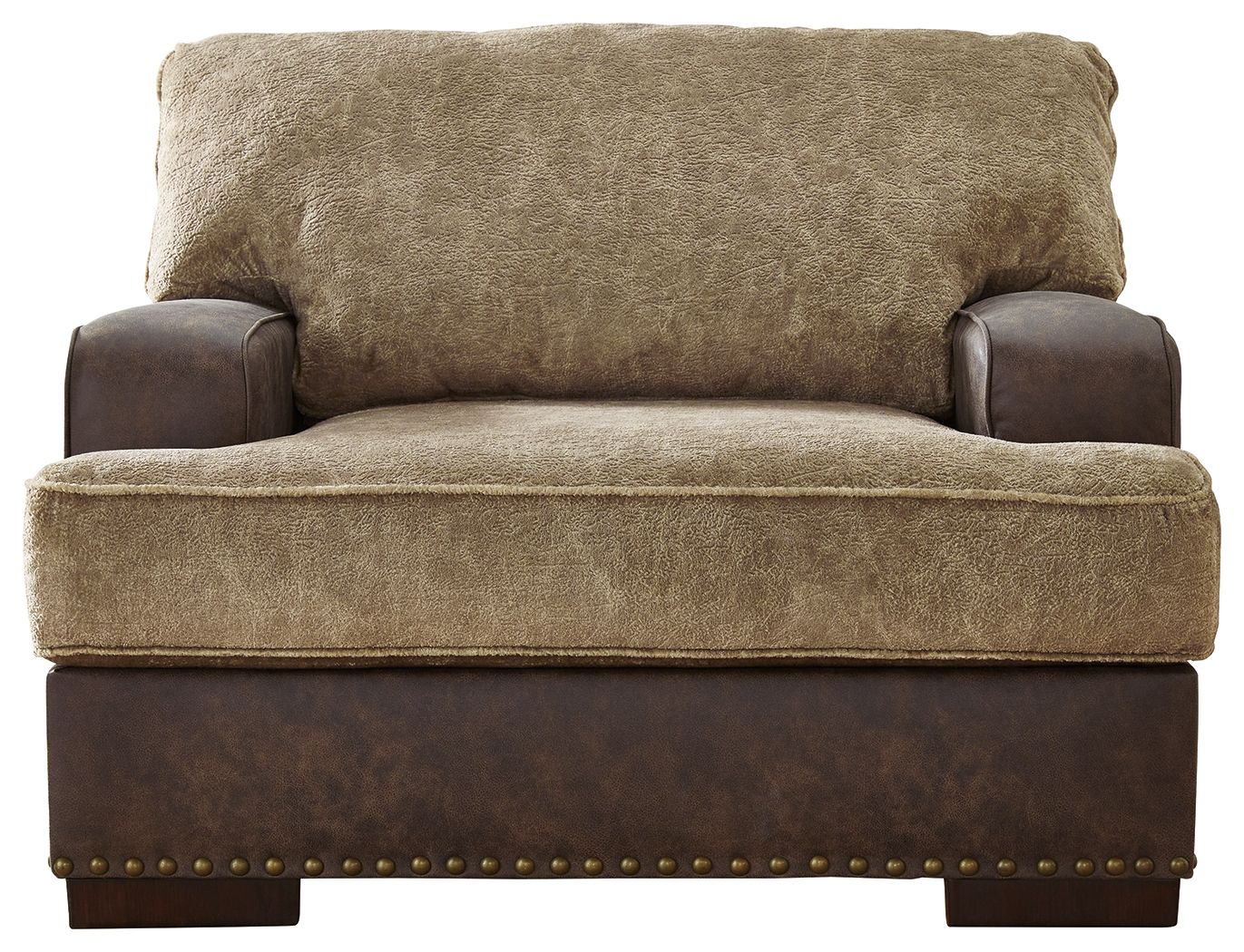 Alesbury - Chocolate - Chair and a Half - Hornell Furniture Outlet