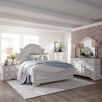 Magnolia Manor - Panel Bedroom Set - Hornell Furniture Outlet