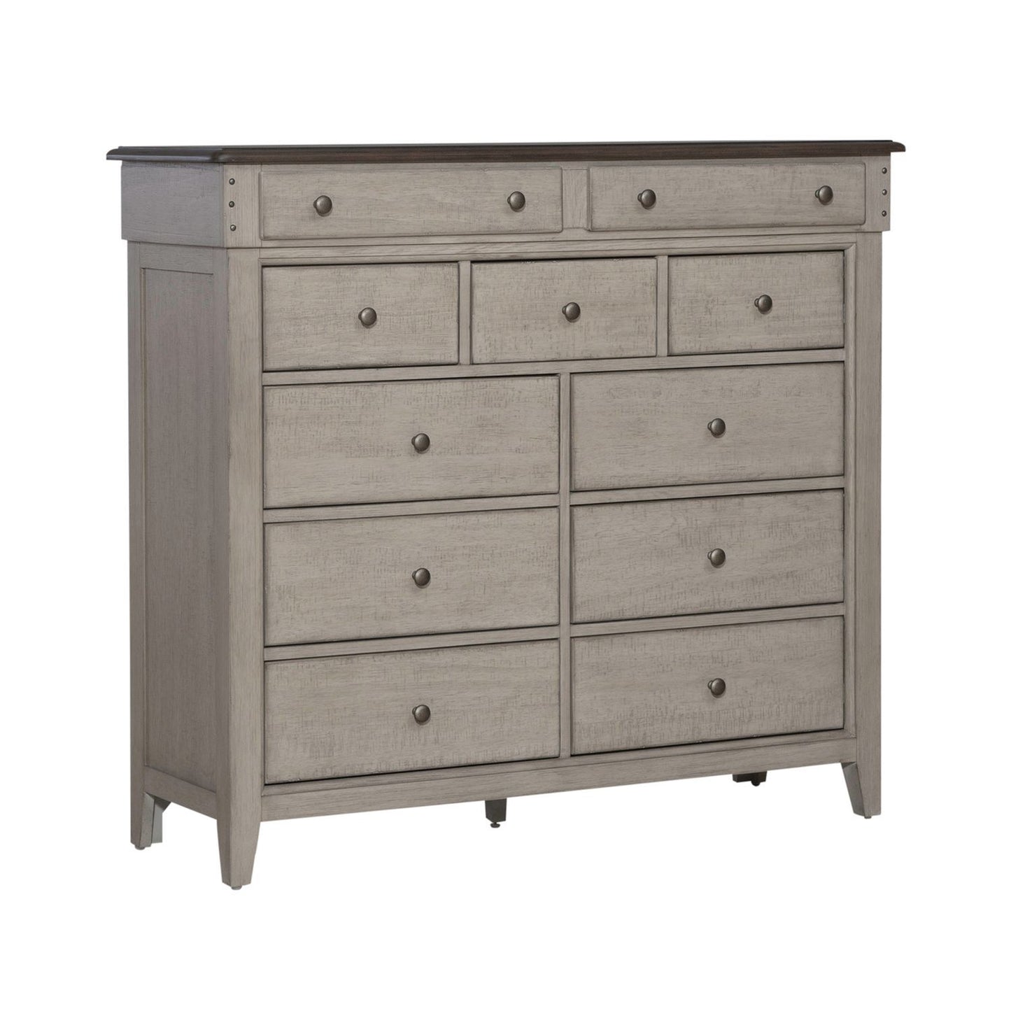 Ivy Hollow - 11 Drawer Chesser - White - Hornell Furniture Outlet