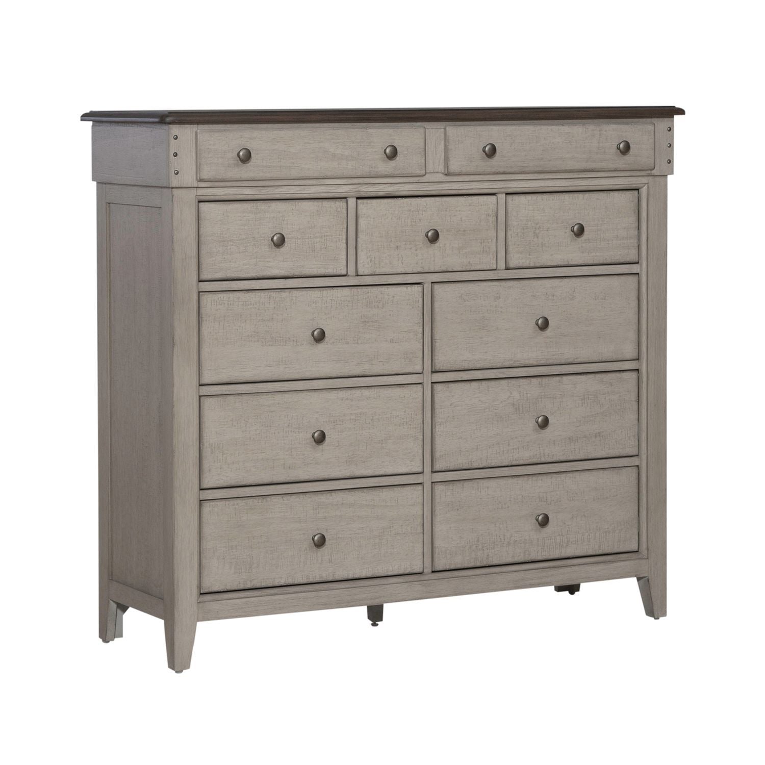 Ivy Hollow - 11 Drawer Chesser - White - Hornell Furniture Outlet