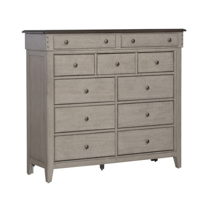 Ivy Hollow - 11 Drawer Chesser - White - Hornell Furniture Outlet