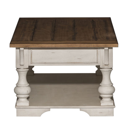 Morgan Creek - Cocktail Table - White - Hornell Furniture Outlet