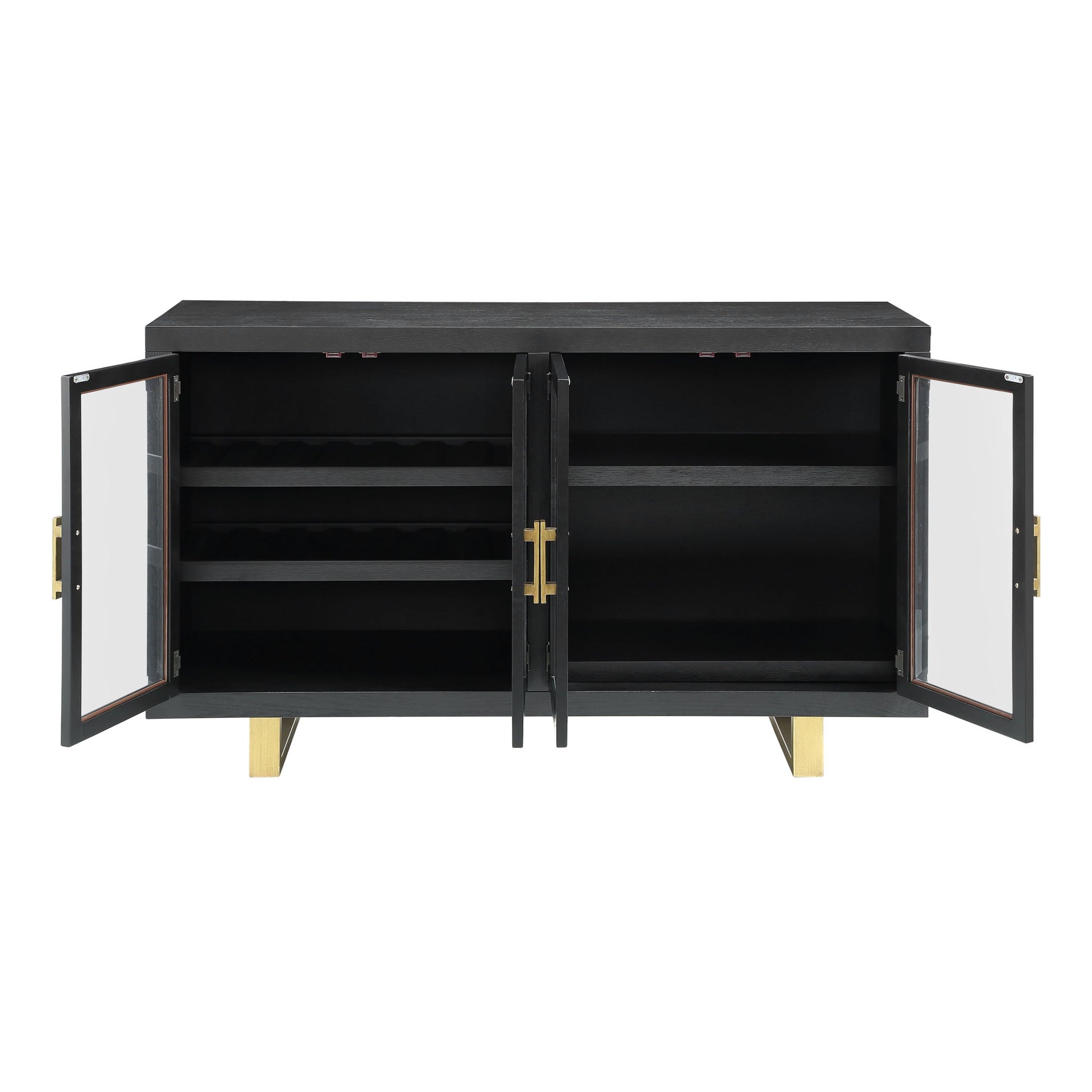 Yves - Server - Black - Hornell Furniture Outlet