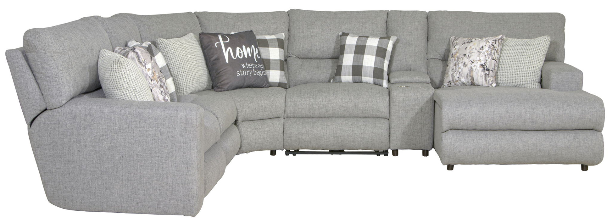 Rockport - Reclining Sectional - Hornell Furniture Outlet