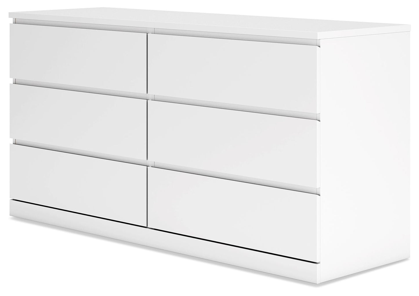 Onita - White - Six Drawer Dresser - Hornell Furniture Outlet