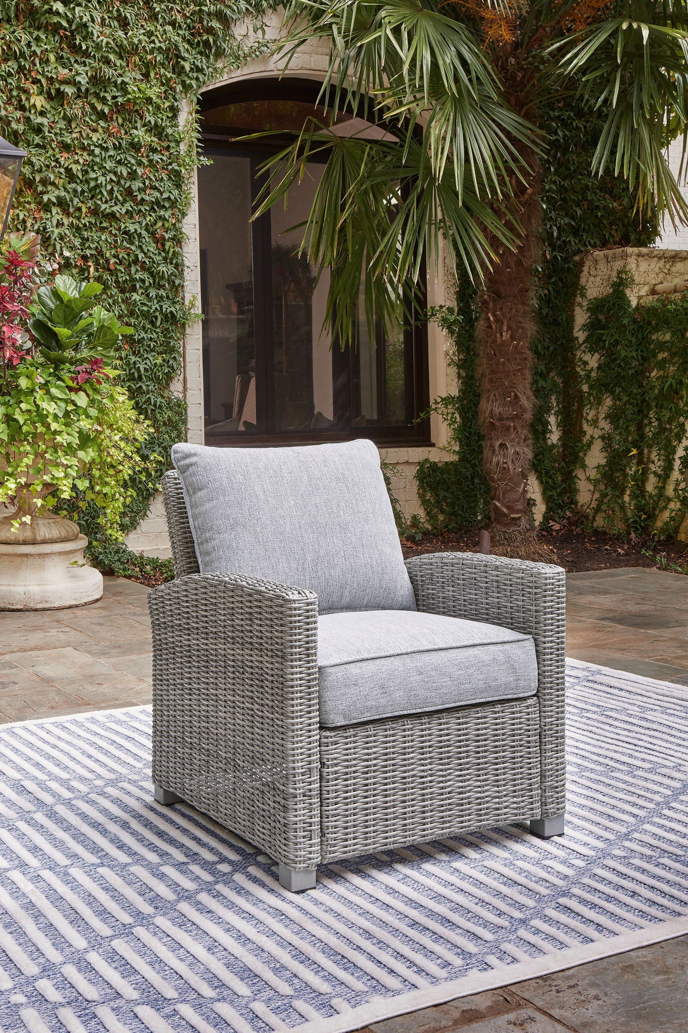 Naples Beach - Light Gray - Lounge Chair w/Cushion - Hornell Furniture Outlet