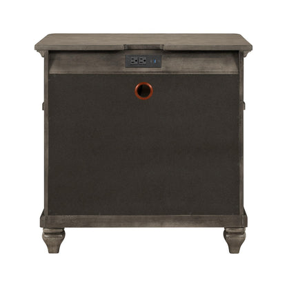 Twin Lakes - Nightstand With Charging Station - Hornell Furniture Outlet