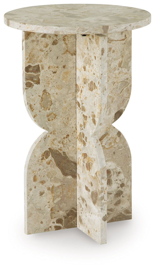 Treygan - Beige - Accent Table - Hornell Furniture Outlet