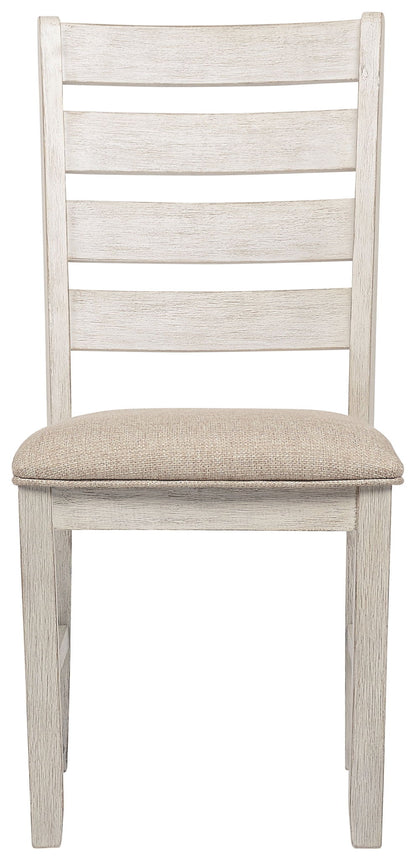 Skempton - White - Dining UPH Side Chair (Set of 2) - Hornell Furniture Outlet