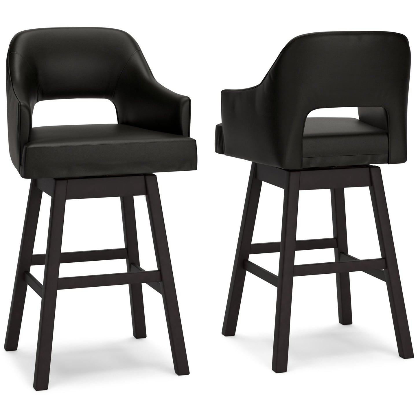 Tallenger - Upholstered Swivel Barstool (Set of 2) - Hornell Furniture Outlet