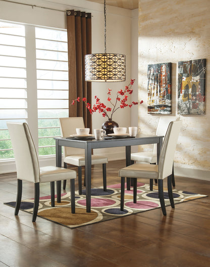 Kimonte - Rectangular Dining Room Table - Dark Brown - Hornell Furniture Outlet