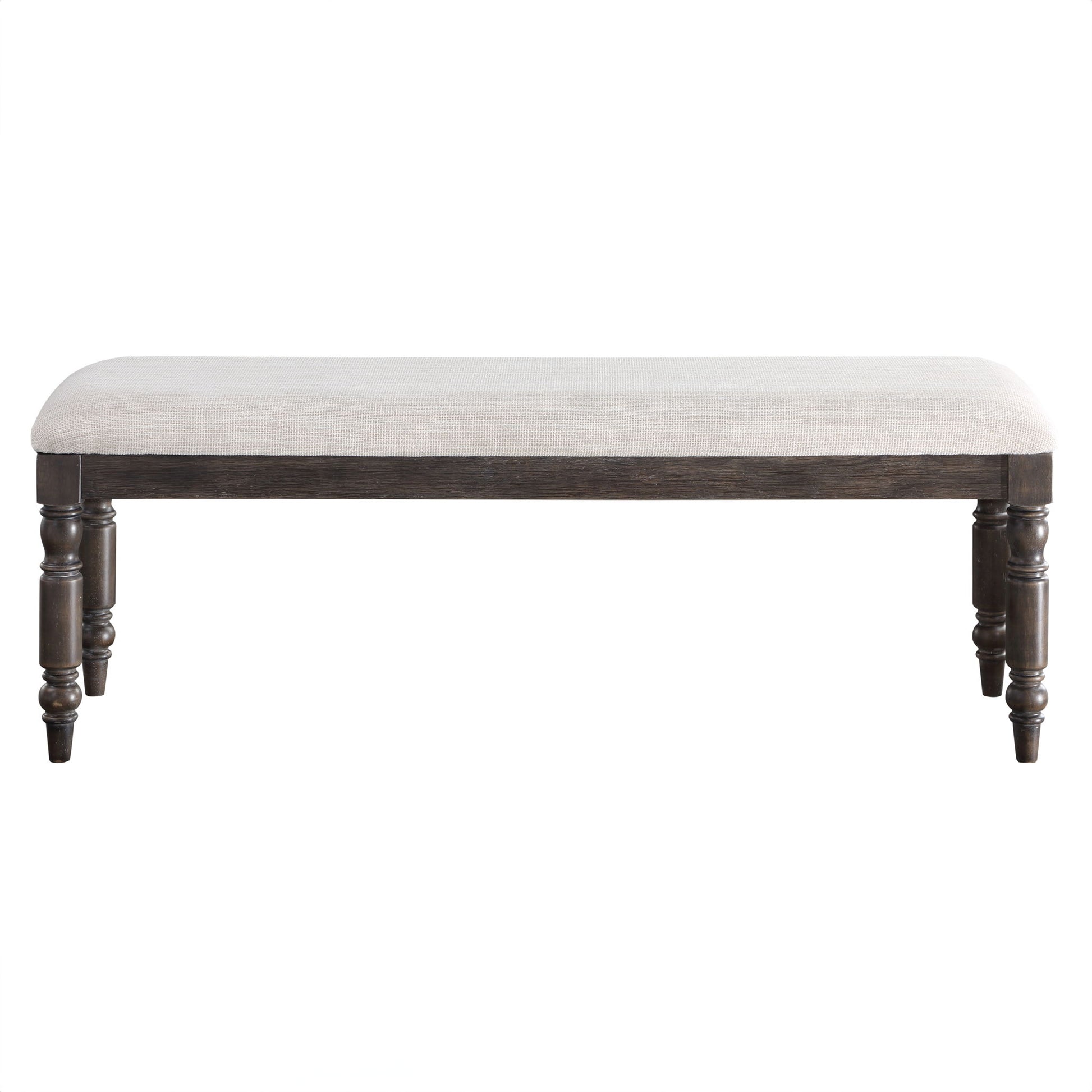 Hutchins - Dining Bench - Dark Brown - Hornell Furniture Outlet