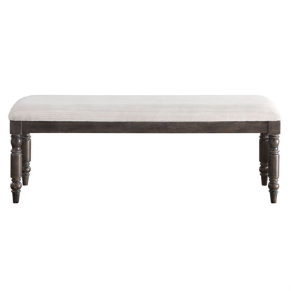 Hutchins - Dining Bench - Dark Brown - Hornell Furniture Outlet