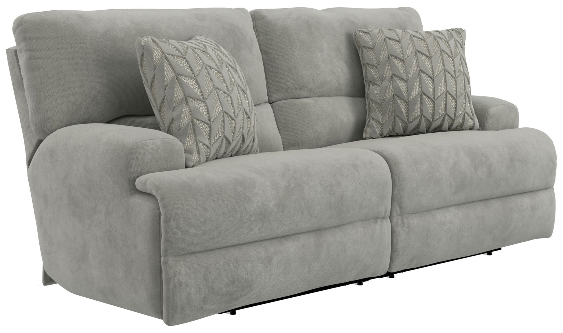 Renaldo - Power Sofa With Zero Gravity Recline - Stone - Hornell Furniture Outlet