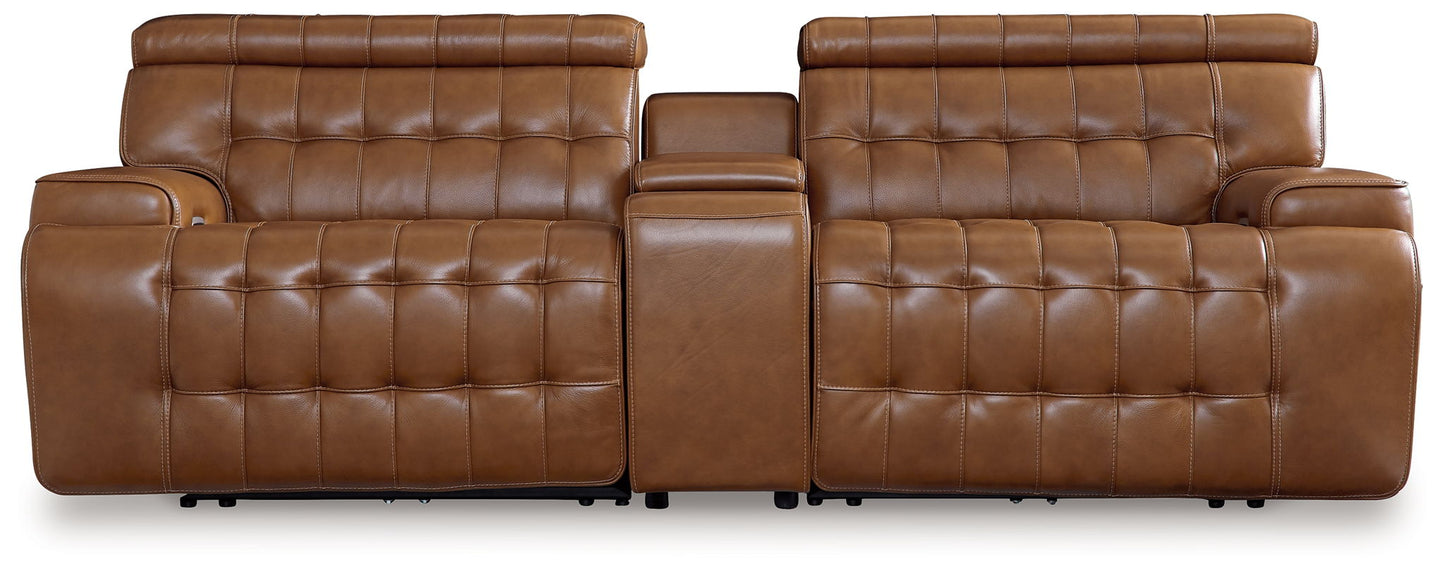 Temmpton - Power Reclining Sectional - Hornell Furniture Outlet