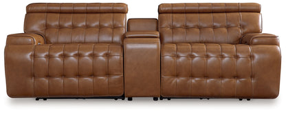Temmpton - Power Reclining Sectional - Hornell Furniture Outlet