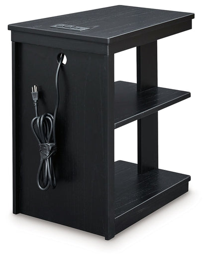 Winbardi - Black - Chair Side End Table - Hornell Furniture Outlet
