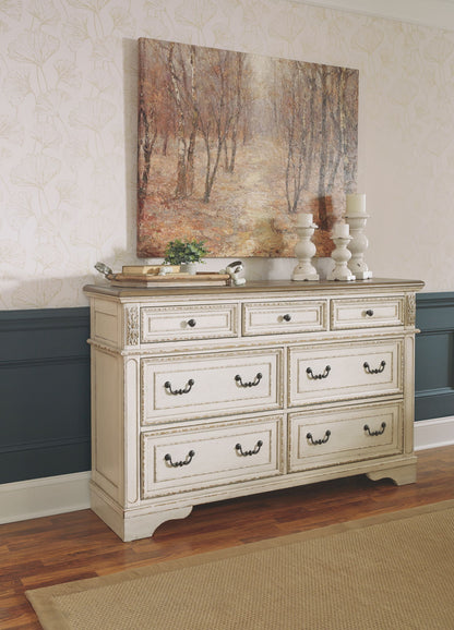 Realyn - Dresser, Mirror - Hornell Furniture Outlet