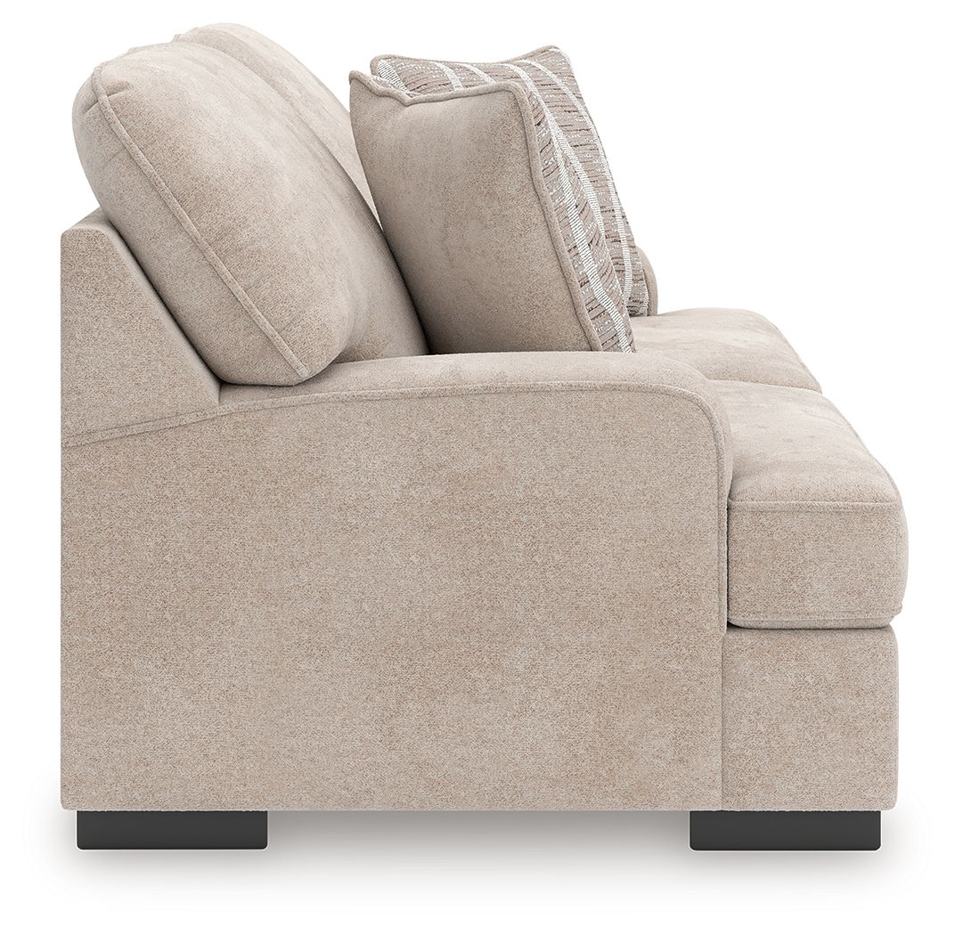 High Profile - Loveseat - Taupe - Hornell Furniture Outlet