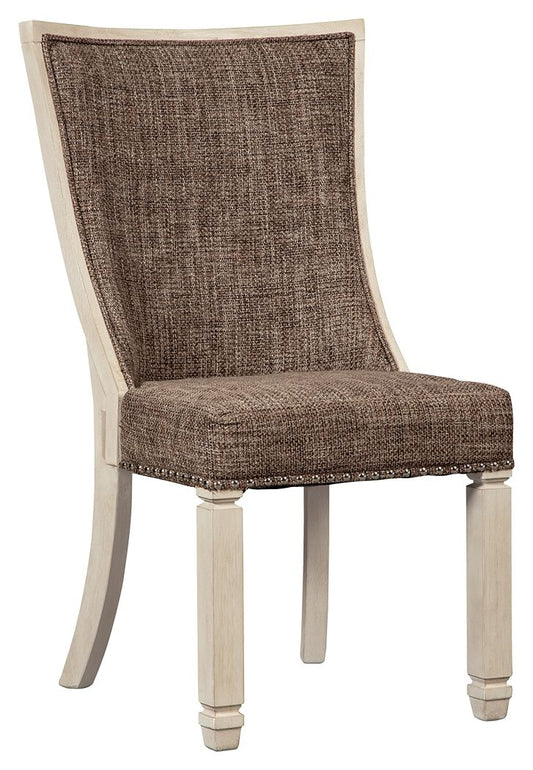 Bolanburg - Brown / Beige - Dining UPH Side Chair (Set of 2) - Lattice Back - Hornell Furniture Outlet