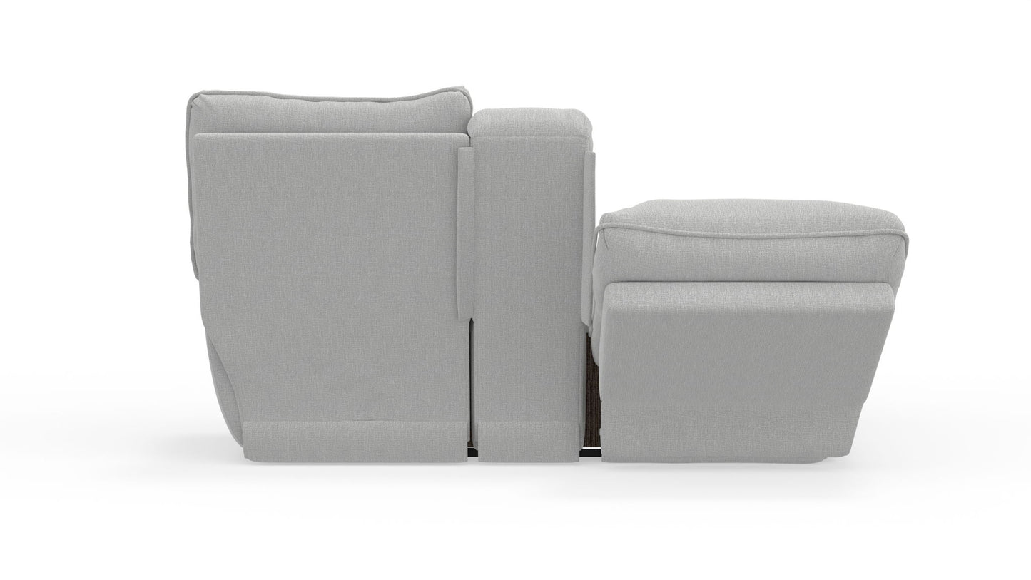 Lenny - Power Lay Flat Reclining Console Loveseat - Hornell Furniture Outlet