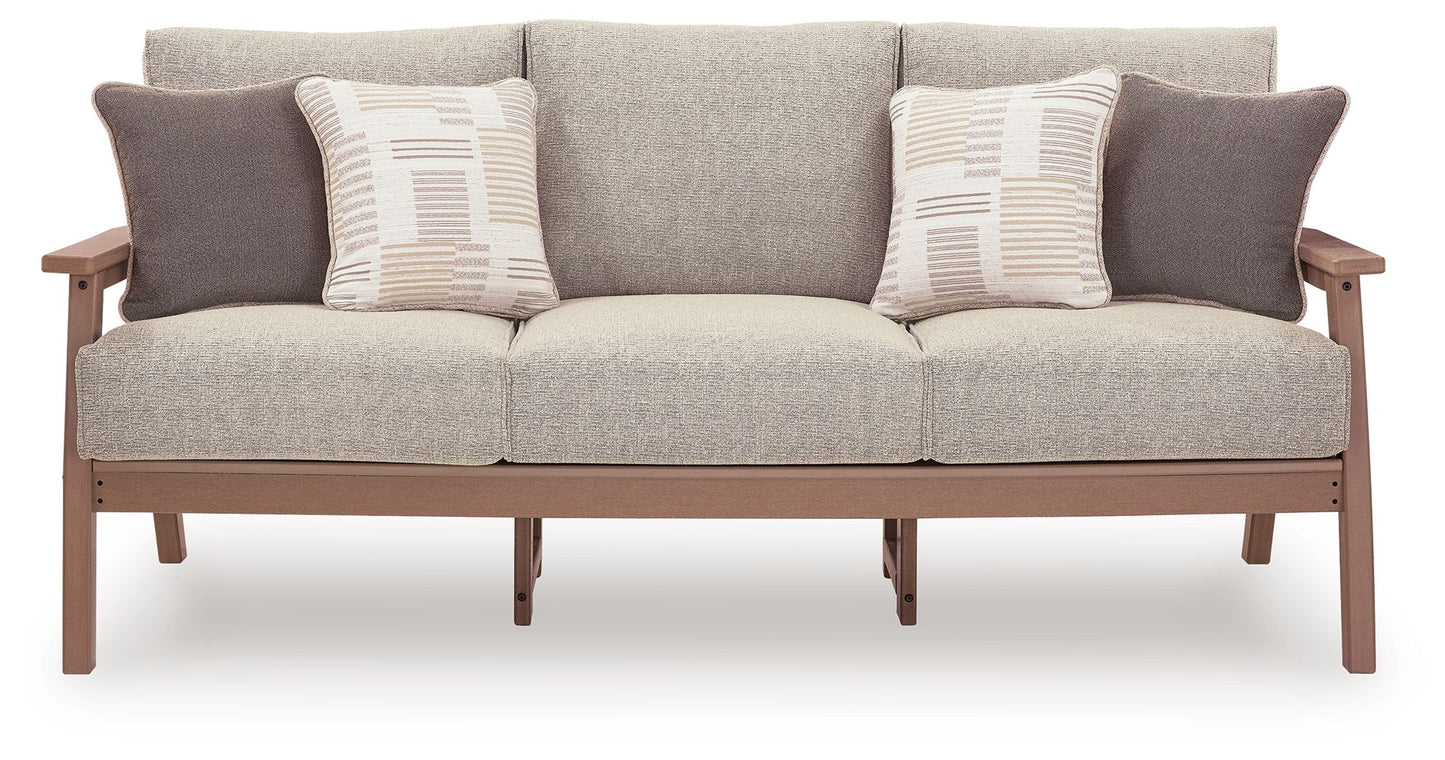 Grover Beach - Sofa With Cushion - Driftwood - Hornell Furniture Outlet