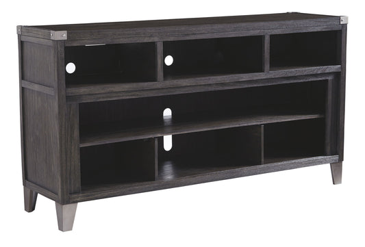 Todoe - Gray - LG TV Stand w/Fireplace Option - Hornell Furniture Outlet
