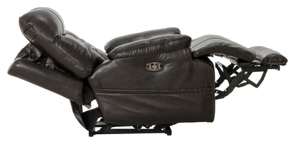 Naples - Power Headrest With Lumbar Power Lay Flat Recliner - Hornell Furniture Outlet