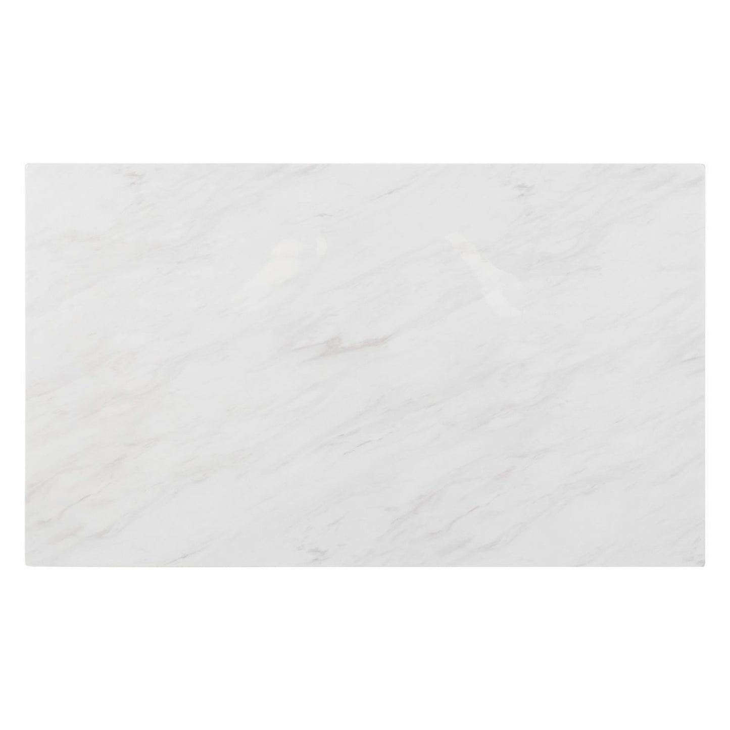 Edison - Rectangular Leg Table With Faux Marble Top - Brownstone - Hornell Furniture Outlet