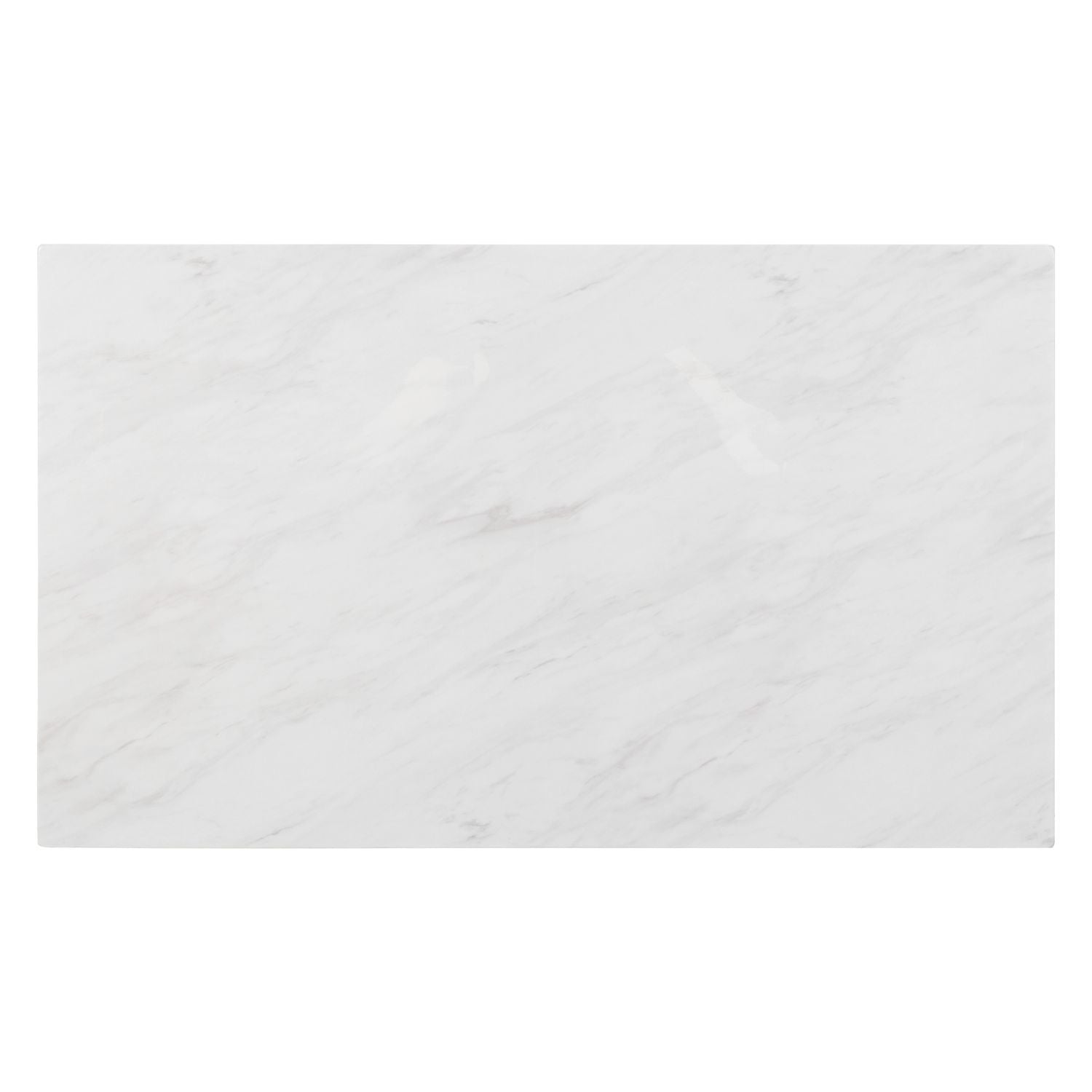 Edison - Rectangular Leg Table With Faux Marble Top - Brownstone - Hornell Furniture Outlet