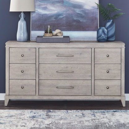 New Haven - 9 Drawer Dresser - White - Hornell Furniture Outlet
