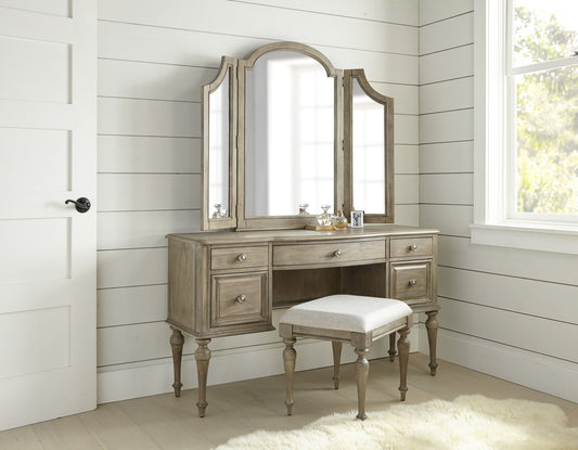 Highland Park - Vanity And Mirror And Bench - Hornell Furniture Outlet
